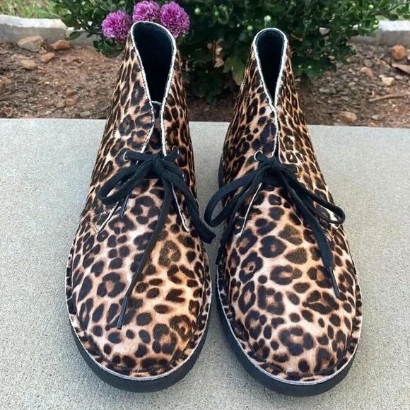NWOT Clarks Original Desert Boot 2 Leopard Print - Picture 2 of 11